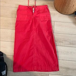 Red lucky skirt